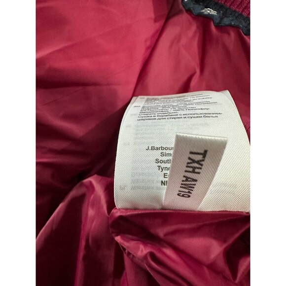 Barbour Gangway Quilt Jacket color navy UK 12 US 8 NWOT - Picture 6 of 11